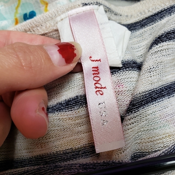 J mode usa cute striped poka dot shirt - Picture 5 of 6